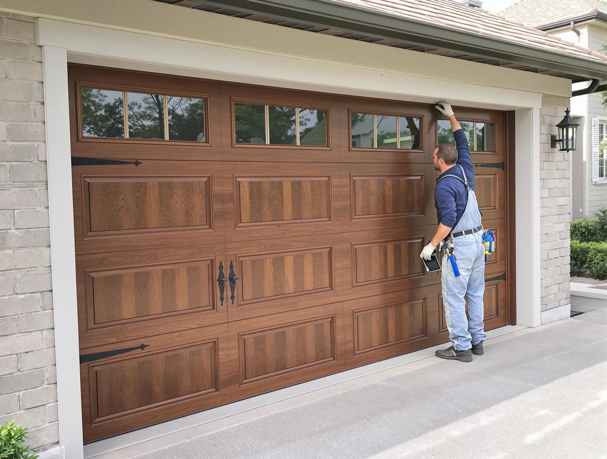 Custom garage door showcase by Somerset Garage Door Repair in Somerset