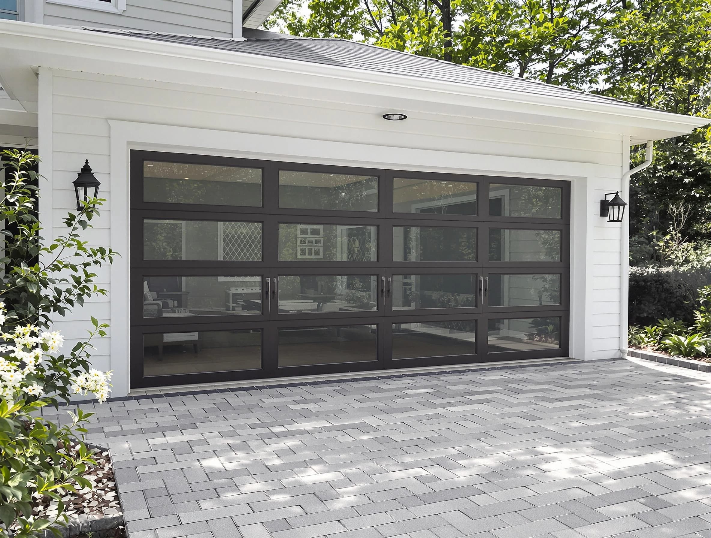 Somerset Garage Door Repair design specialist presenting custom garage door options to Somerset homeowner