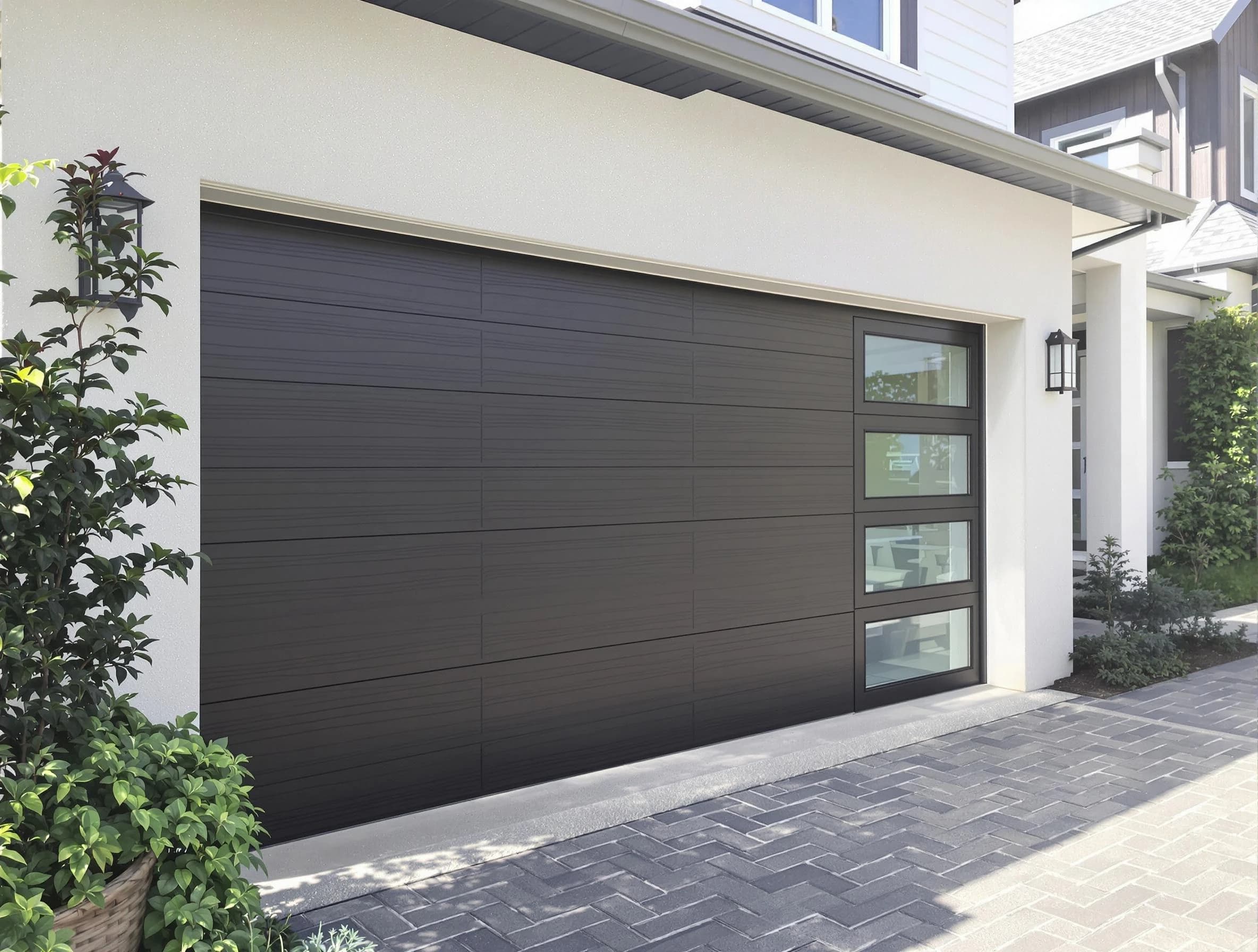 Custom garage door installation by Somerset Garage Door Repair in Somerset