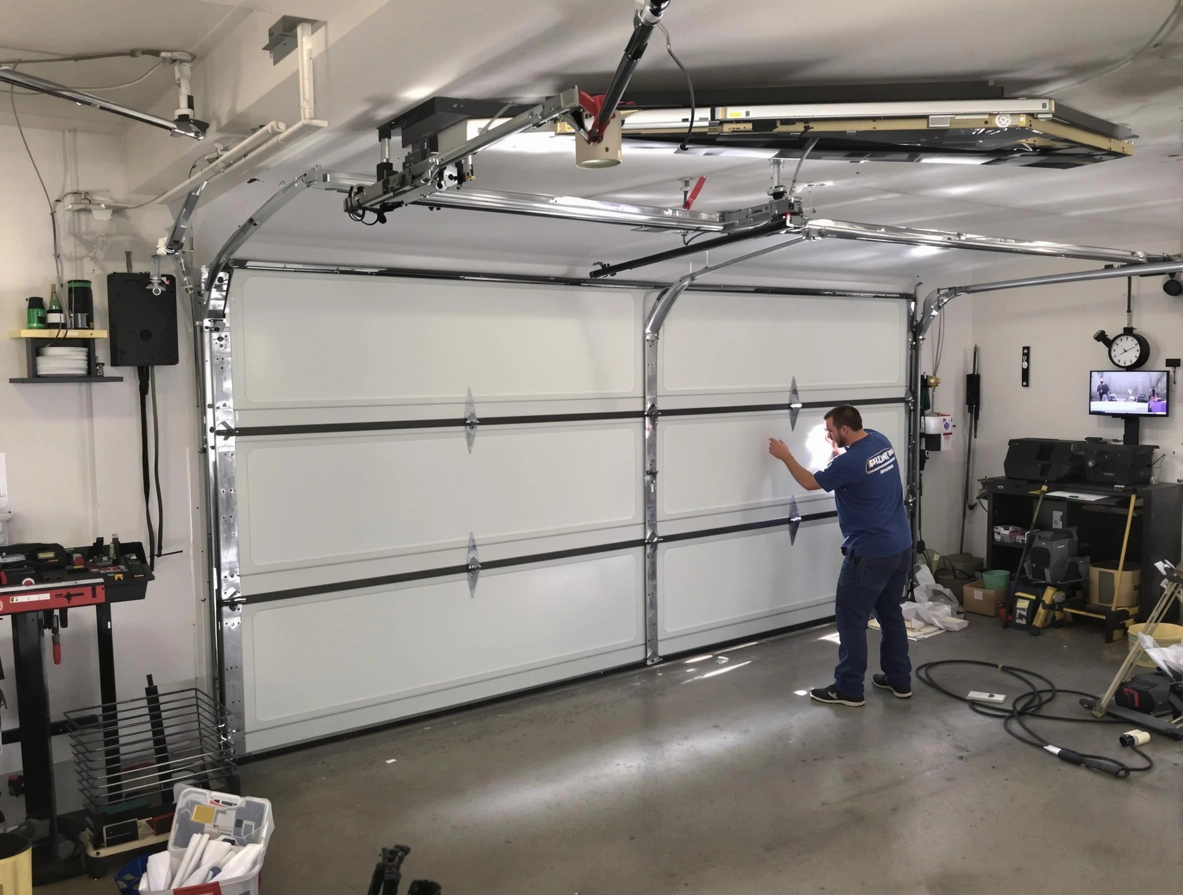 Professional garage door repair service by Somerset Garage Door Repair in Somerset