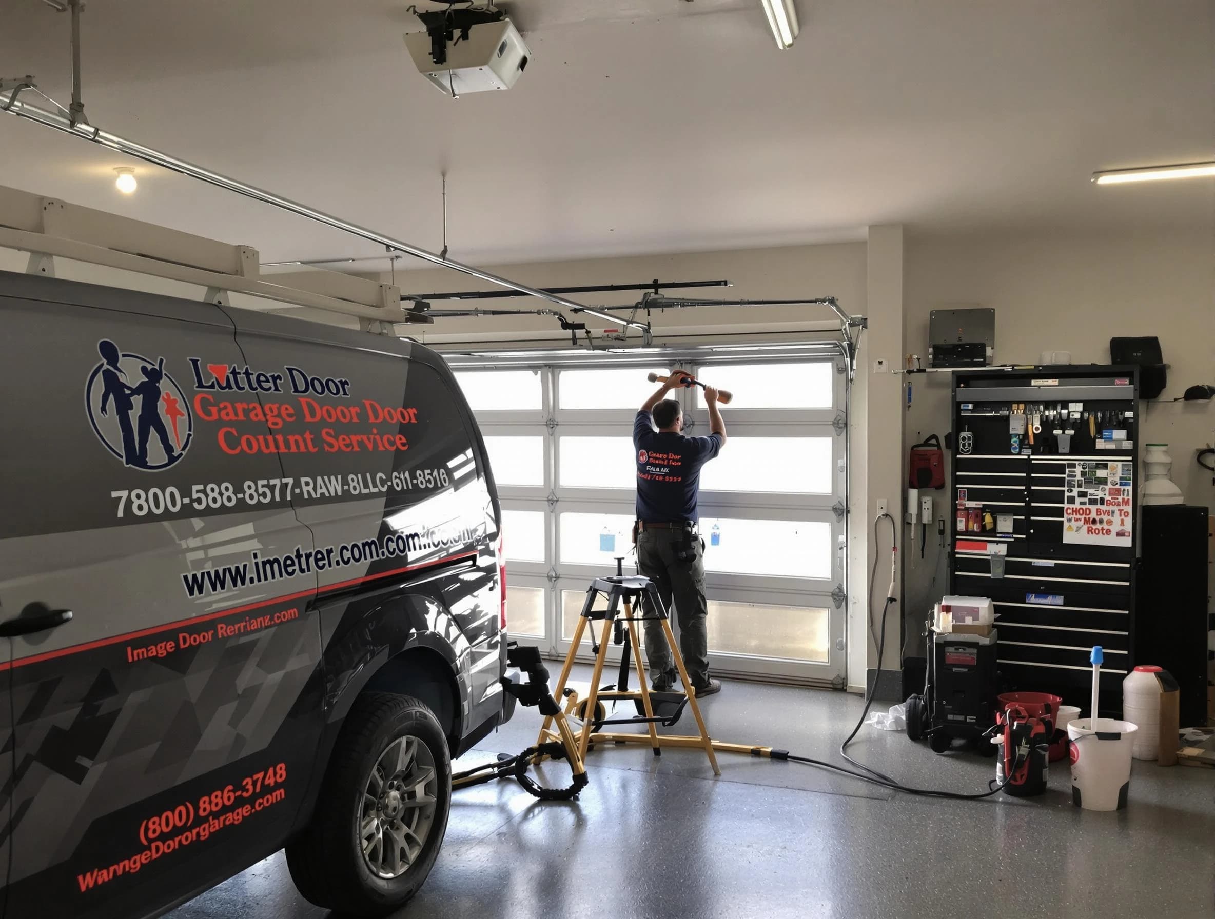 Somerset Garage Door Repair rapid response team performing same-day repair in Somerset