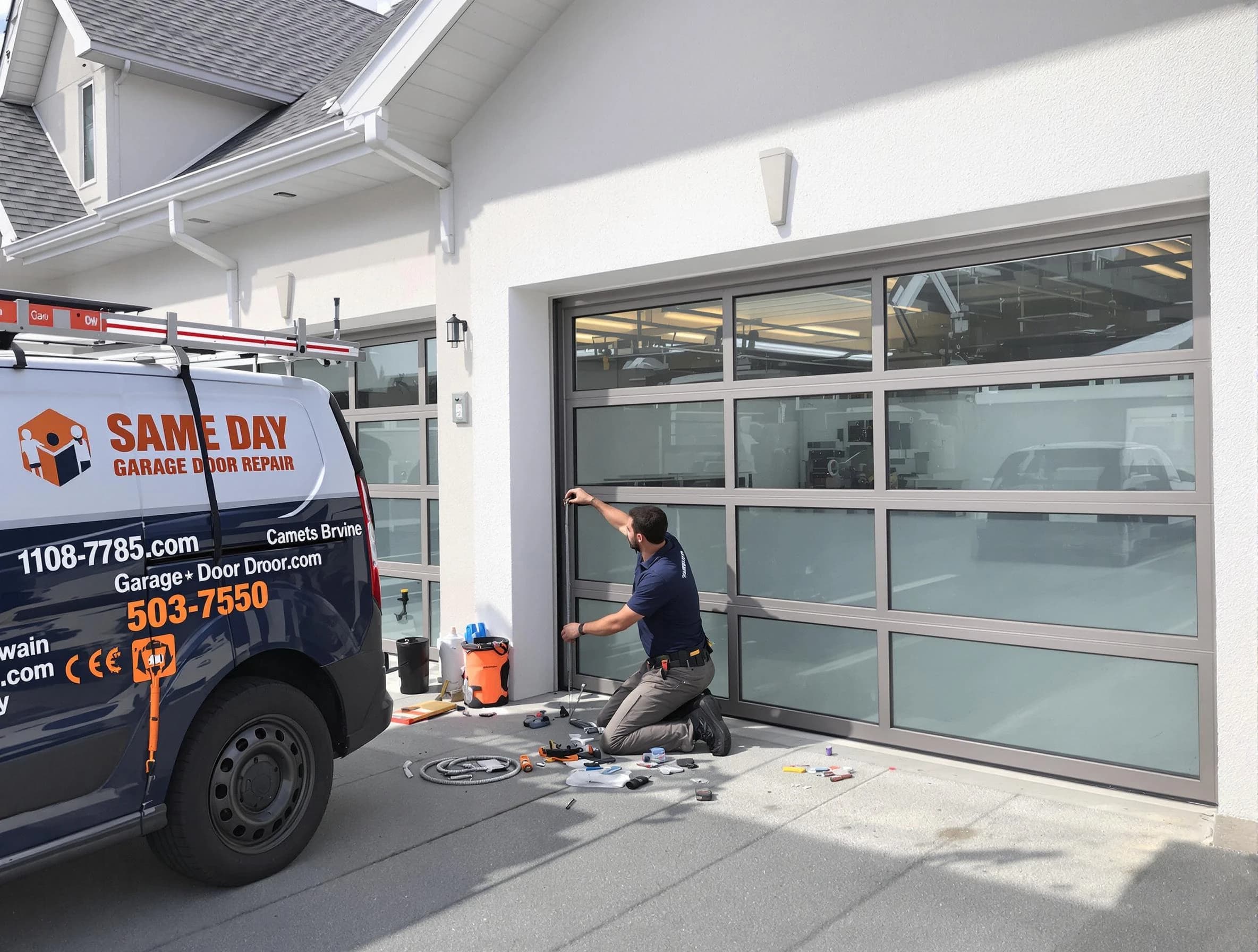 Same-day garage door repair service by Somerset Garage Door Repair in Somerset