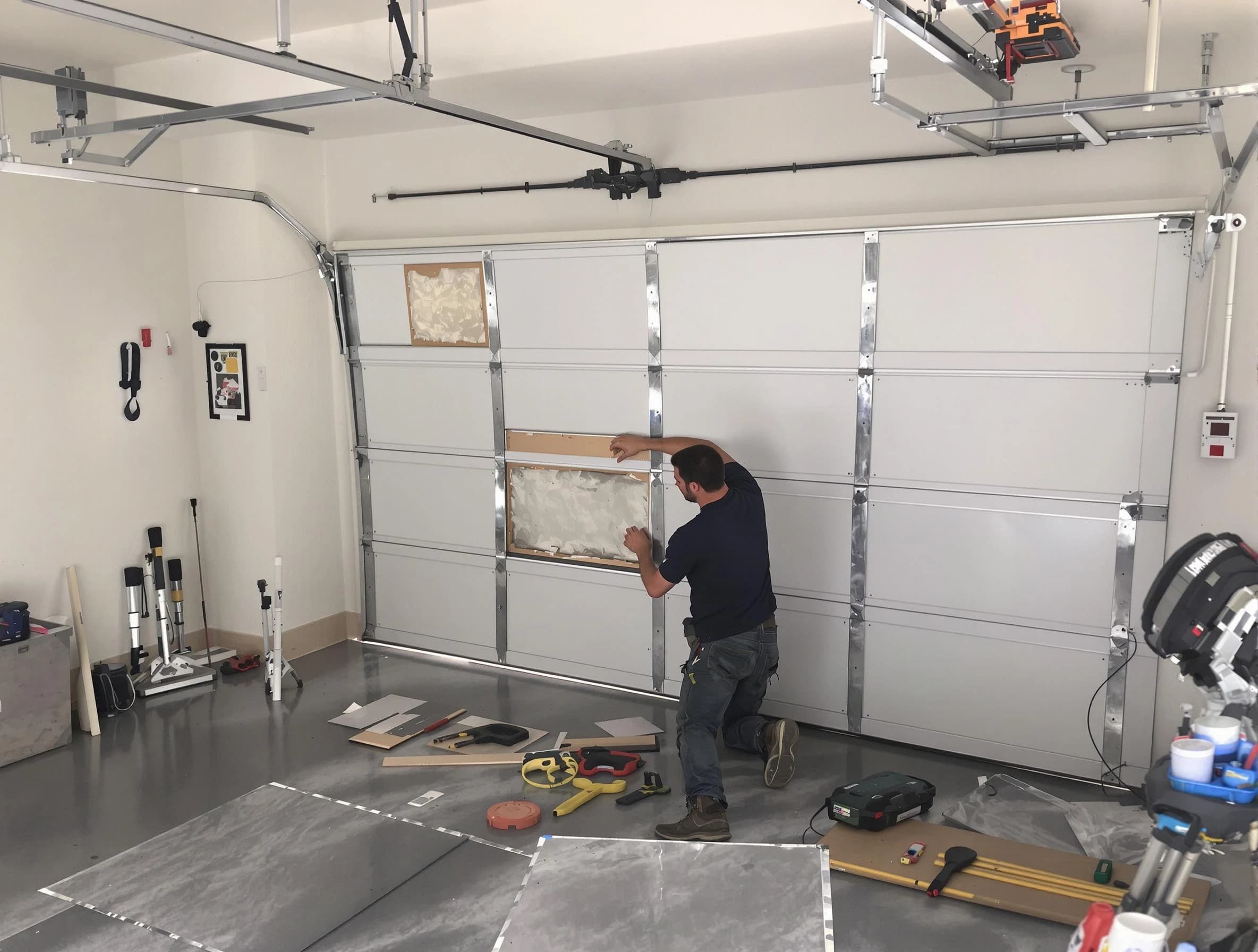 Garage Door Panel Repair in Somerset